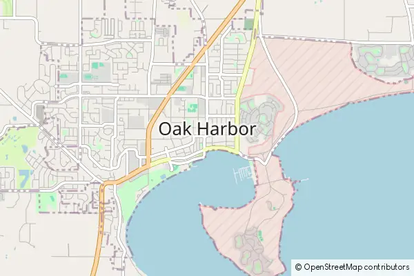 Karte Oak Harbor