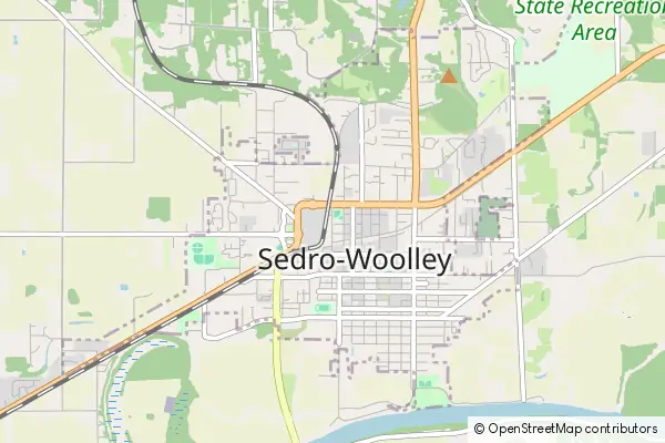 Karte Sedro Woolley