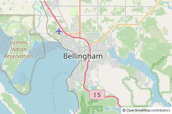 Karte Bellingham