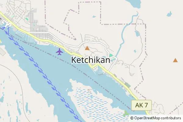 Karte Ketchikan