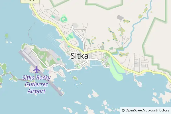 Karte Sitka