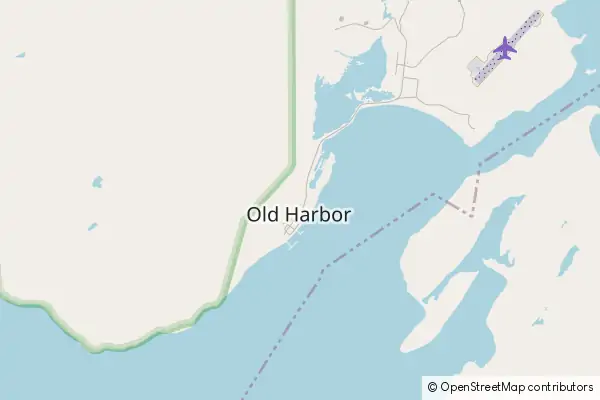 Karte Old Harbor