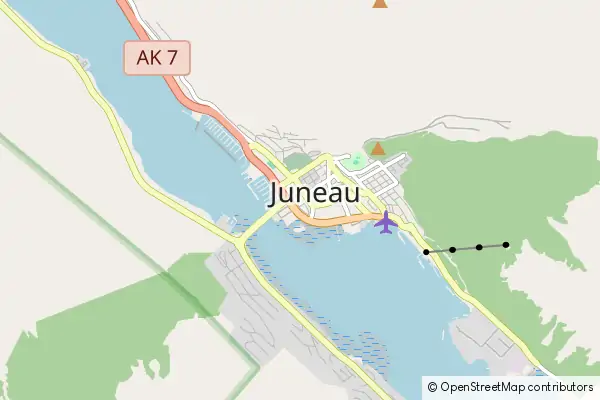 Karte Juneau