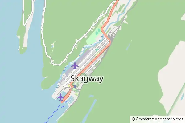 Karte Skagway