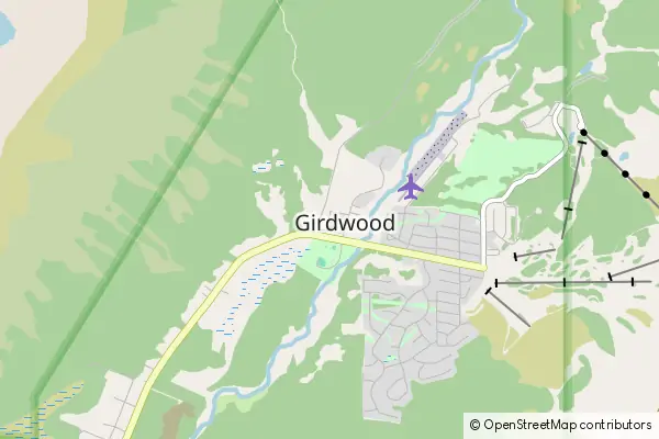 Karte Girdwood