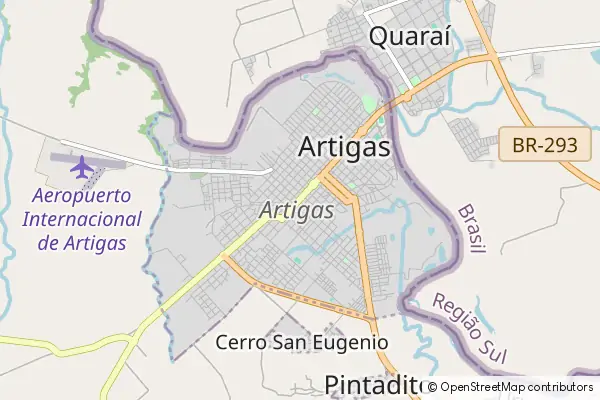 Karte Artigas