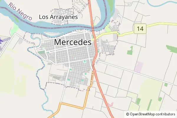 Karte: Mercedes • © OpenStreetMap contributors Karte Mercedes