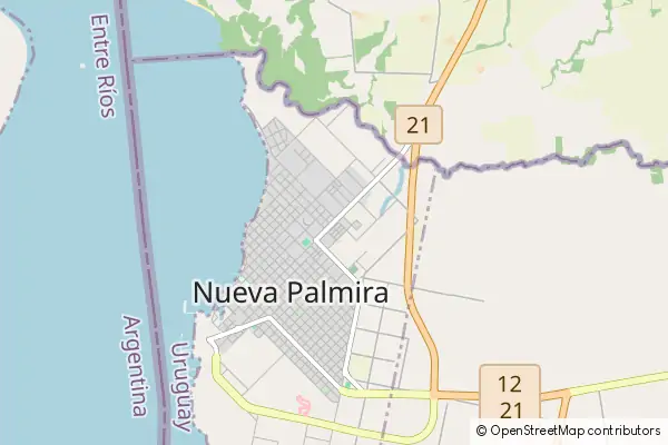 Karte Nueva Palmira