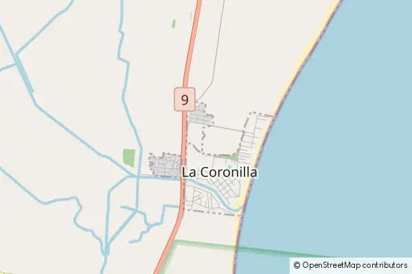 Karte La Coronilla