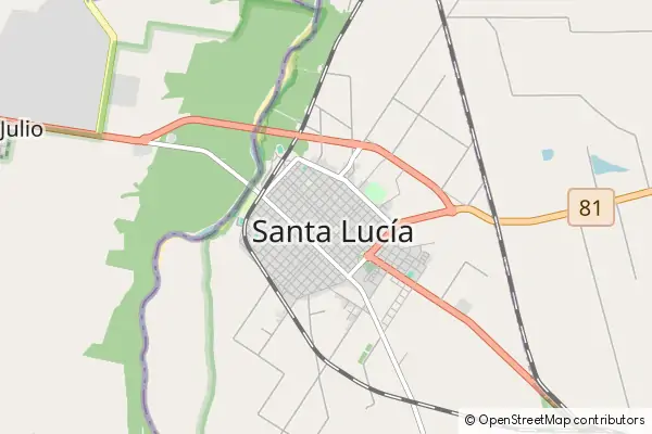 Karte Santa Lucía