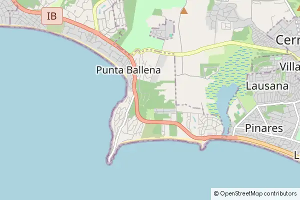 Karte Punta Ballena