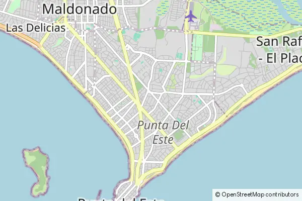 Karte Punta del Este