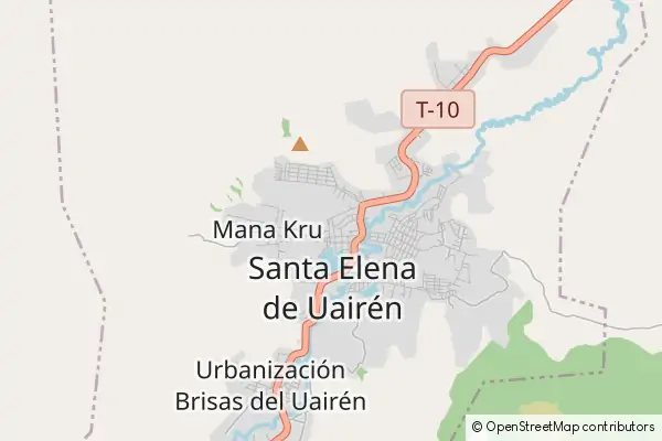 Karte Santa Elena de Uairén