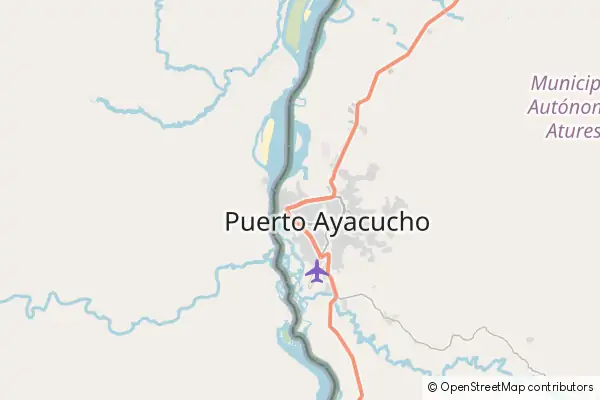 Karte Puerto Ayacucho