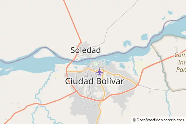 Karte Ciudad Bolívar