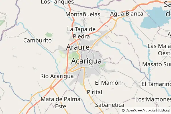 Karte Acarigua