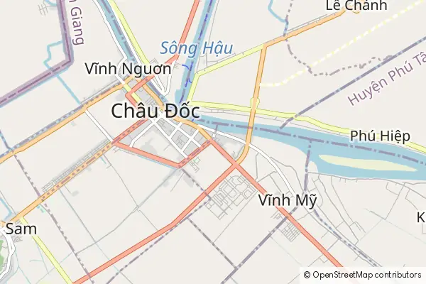 Karte Chau Doc