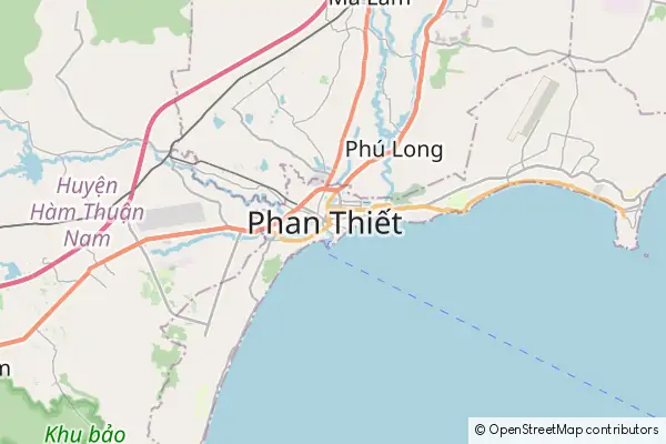 Karte Phan Thiết