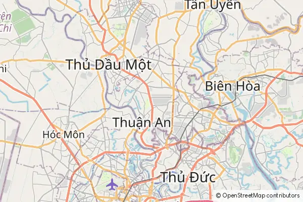 Karte Thuận An