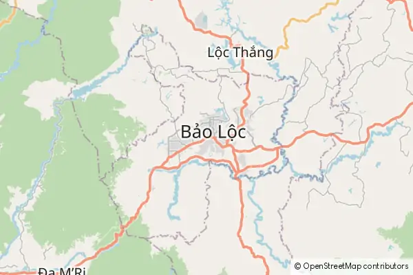 Karte: Bảo Lộc • © OpenStreetMap contributors Karte Bảo Lộc