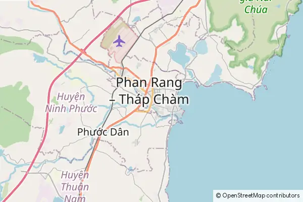 Karte Phan Rang-Tháp Chàm