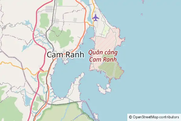 Karte Cam Ranh