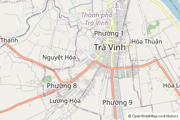 Karte Trà Vinh