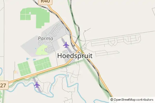 Karte Hoedspruit