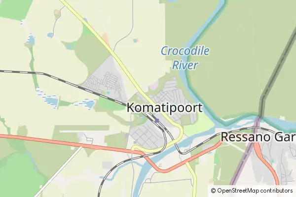 Karte Komatipoort