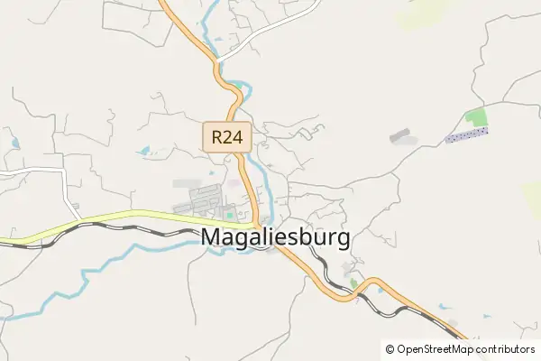 Karte Magaliesburg