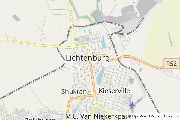 Karte Lichtenburg