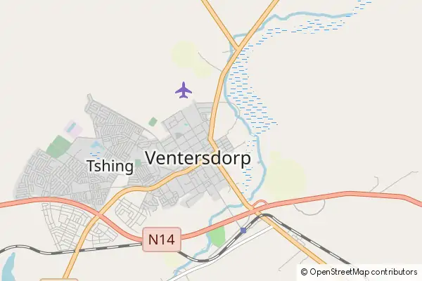 Karte Ventersdorp