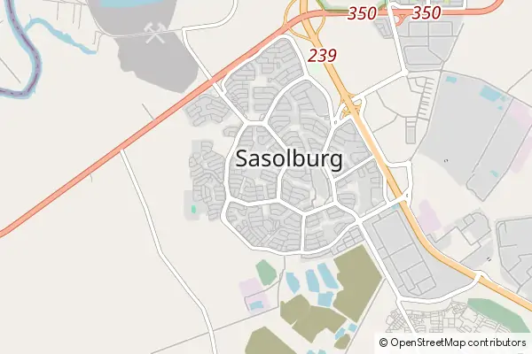 Karte Sasolburg