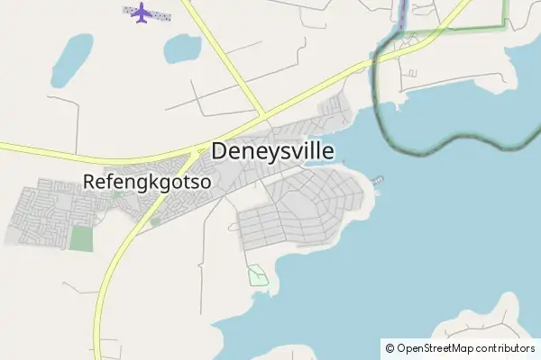 Karte Deneysville