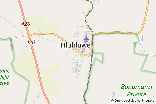 Karte: Hluhluwe • © OpenStreetMap contributors Karte Hluhluwe