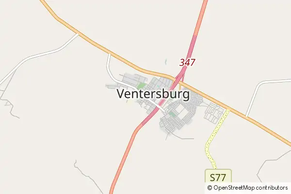 Karte Ventersburg