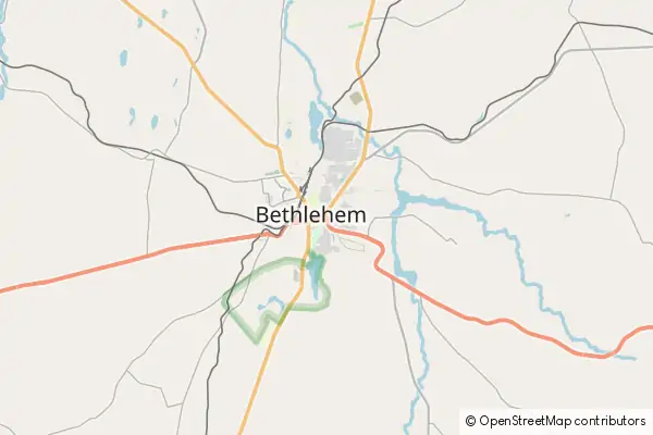 Karte Bethlehem