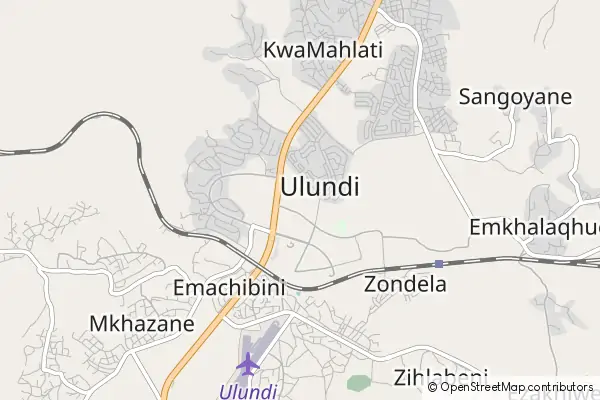 Karte Ulundi