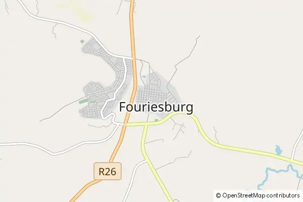 Karte Fouriesburg