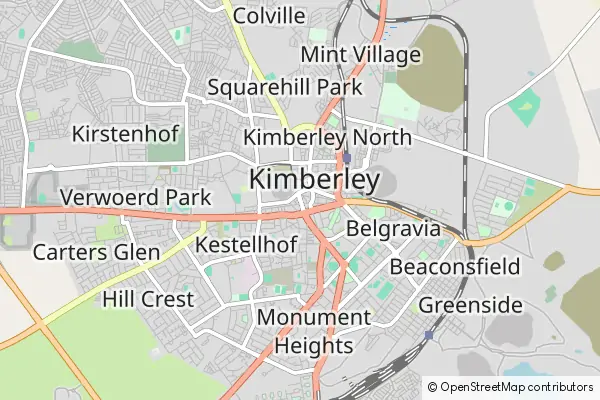 Karte Augrabies Falls Nationalpark