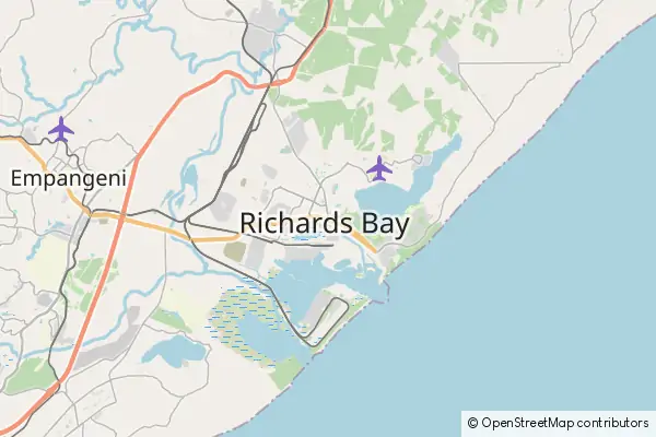 Karte Richards Bay