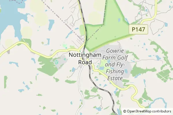 Karte Nottingham Road