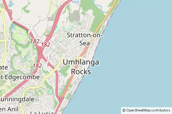 Karte Umhlanga