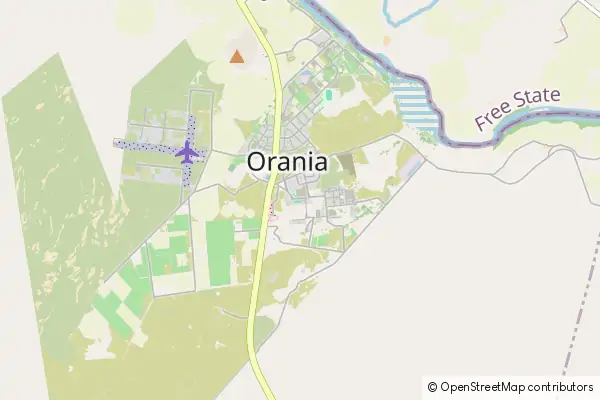 Karte Orania