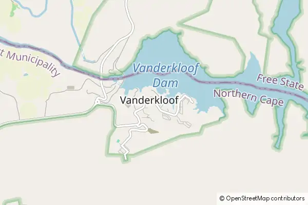 Karte Vanderkloof