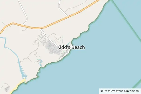 Karte Kidd's Beach