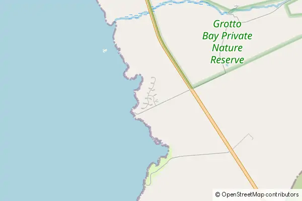 Karte Grotto Bay