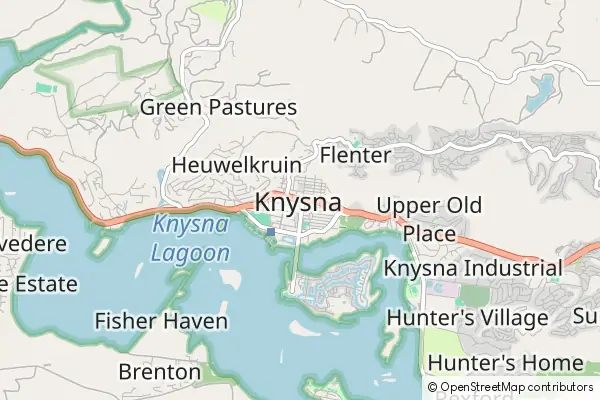 Karte Knysna