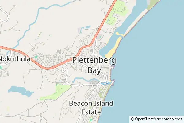 Karte Plettenberg Bay