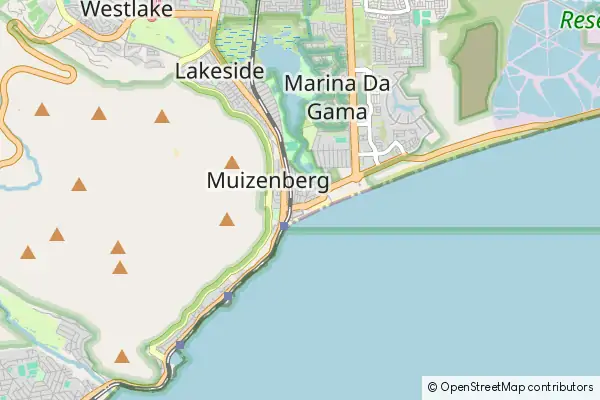 Karte Muizenberg